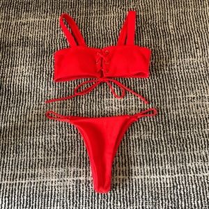 Zaful Red Bikini Set